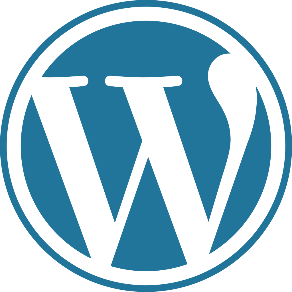 Logo of WordPress.